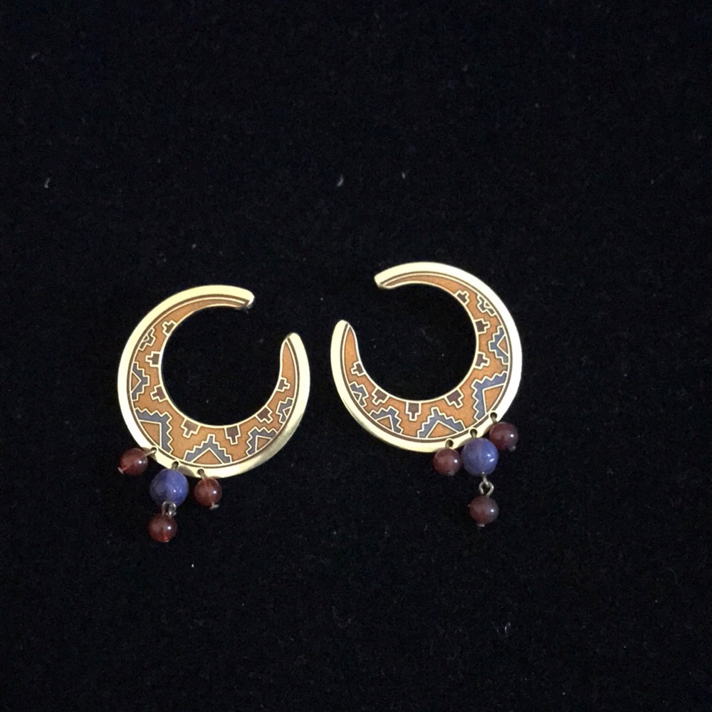 Vintage Shye Art Deco Dangle Earrings